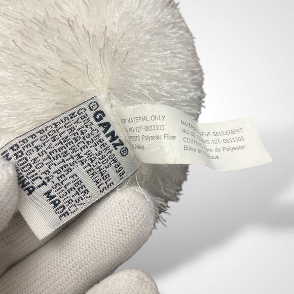 Ganz Webkinz Googles White Duck Platypus Retired Toy Plush 8" Stuffed Animal - Picture 4 of 7